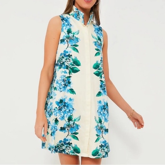 Tuckernuck Dresses & Skirts - Tuckernuck Water's Edge Hydrangea Sleeveless Charlie Dress